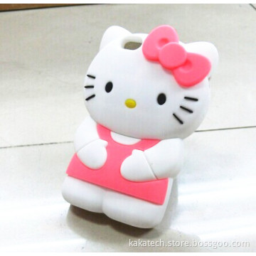 Hot Sale Hello Kitty Silicone Case for iPhone 4 5 5s 5c